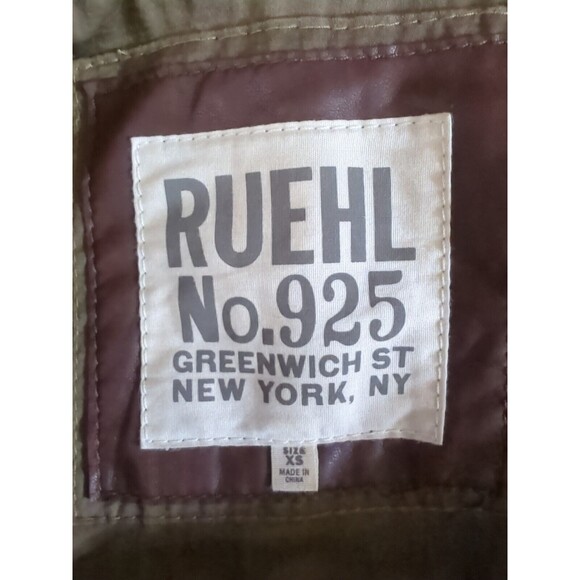 Ruehl 925 Olive Sz XS Women’s Double-Breasted Wool Jacket  Military Abercrombie - Picture 14 of 16